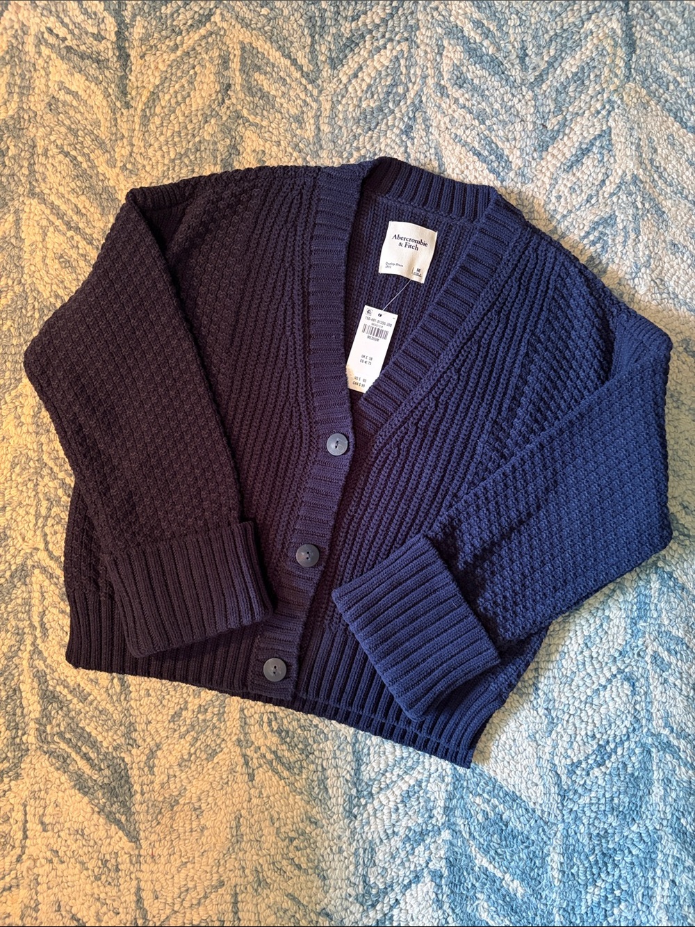Abercrombie & Fitch Navy Cardigan NWT